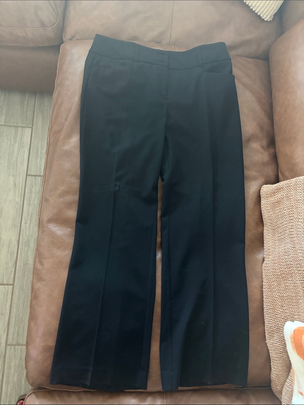 Alfani Black Straight-Leg Dress Pants